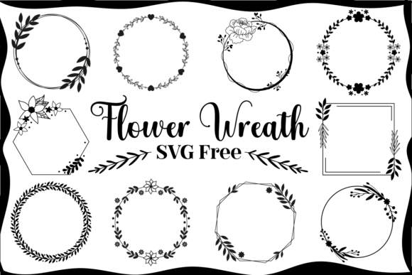 Download Flower Wreath SVG Free - Flower Collection
