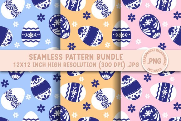 Download Mexican Talavera Easter Seamless Pattern - Premium Bundle