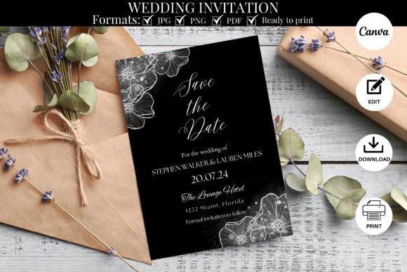 Download Save the Date Wedding Invitation - Save Collection